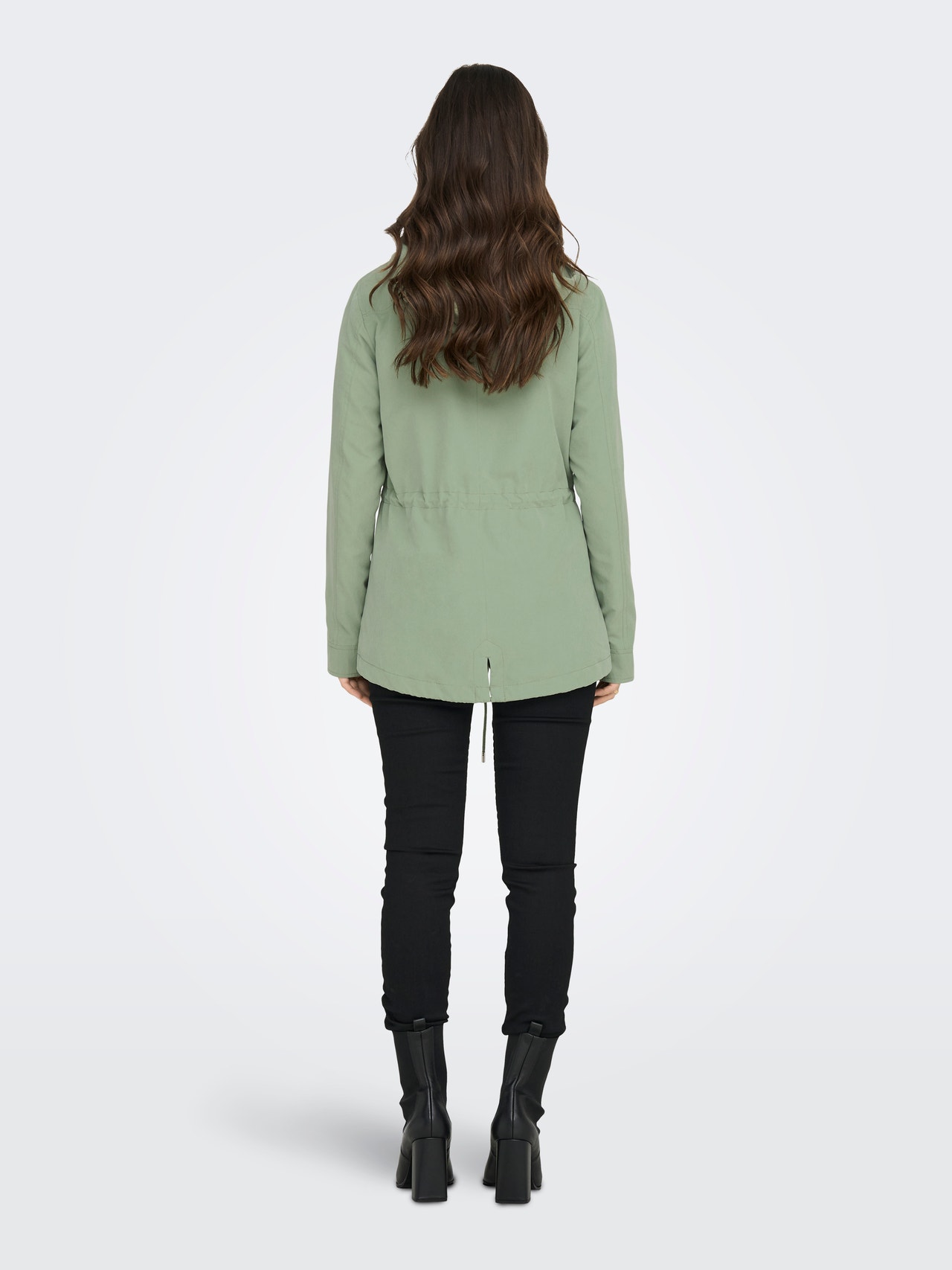 ONLY Solid color parka -Hedge Green - 15293592