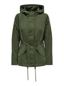 ONLY Hood Jacket -Forest Night - 15293592