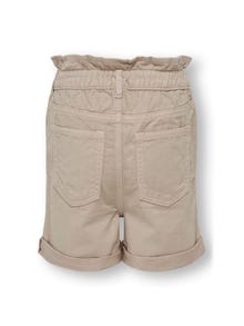 ONLY Shorts Baggy Fit Taille haute -Oxford Tan - 15293657