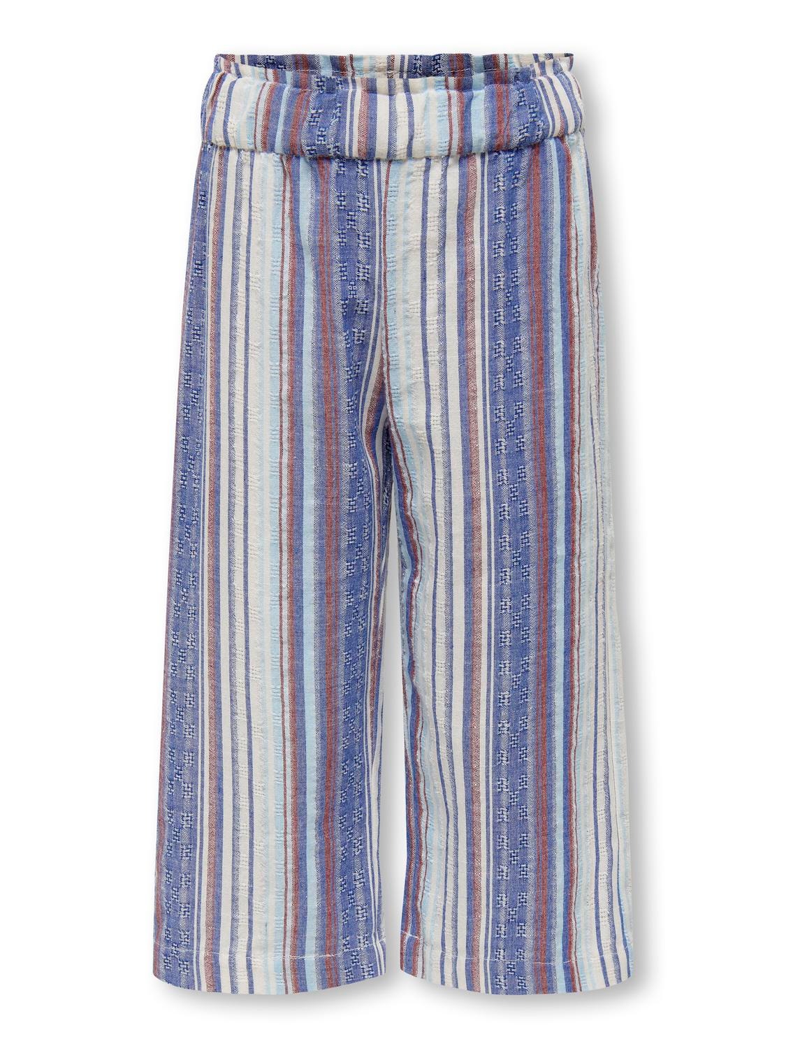 ONLY Cropped Fit Trousers -Dazzling Blue - 15293670