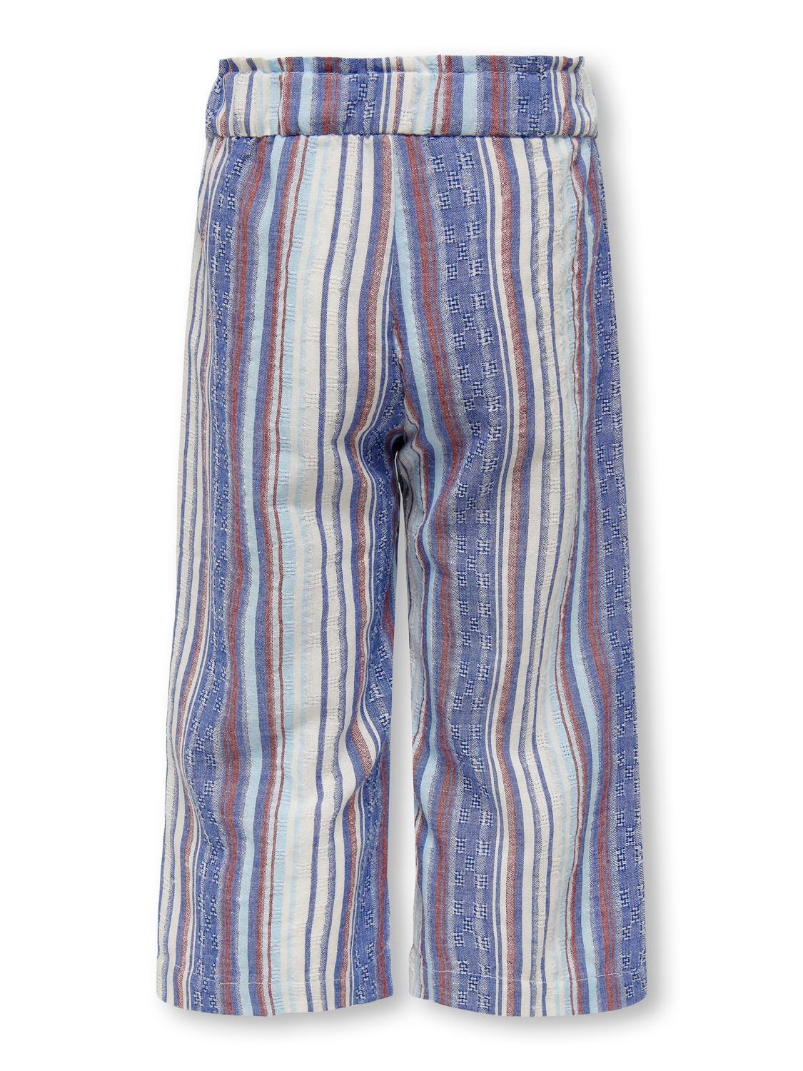 ONLY Krój cropped Spodnie -Dazzling Blue - 15293670