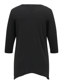 ONLY Curvy drapy Top -Black - 15293677
