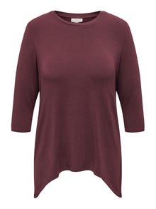 ONLY Curvy drapy Top -Port Royale - 15293677