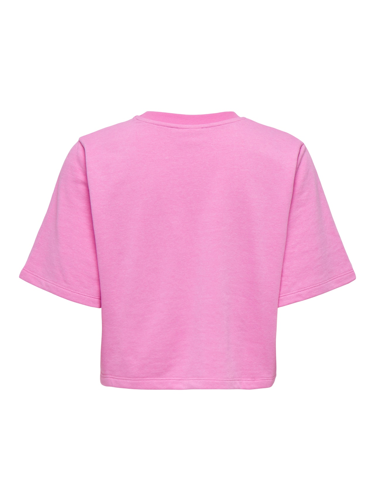 ONLY Normal geschnitten Rundhals Sweatshirt -Fuchsia Pink - 15293691