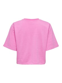 ONLY Normal passform O-ringning Sweatshirt -Fuchsia Pink - 15293691