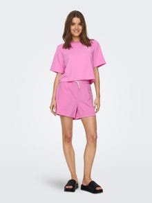 ONLY Regular fit O-hals Sweatshirt -Fuchsia Pink - 15293691