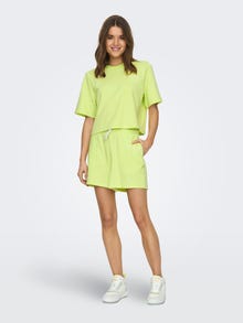 ONLY Sweat shorts -Sunny Lime - 15293692
