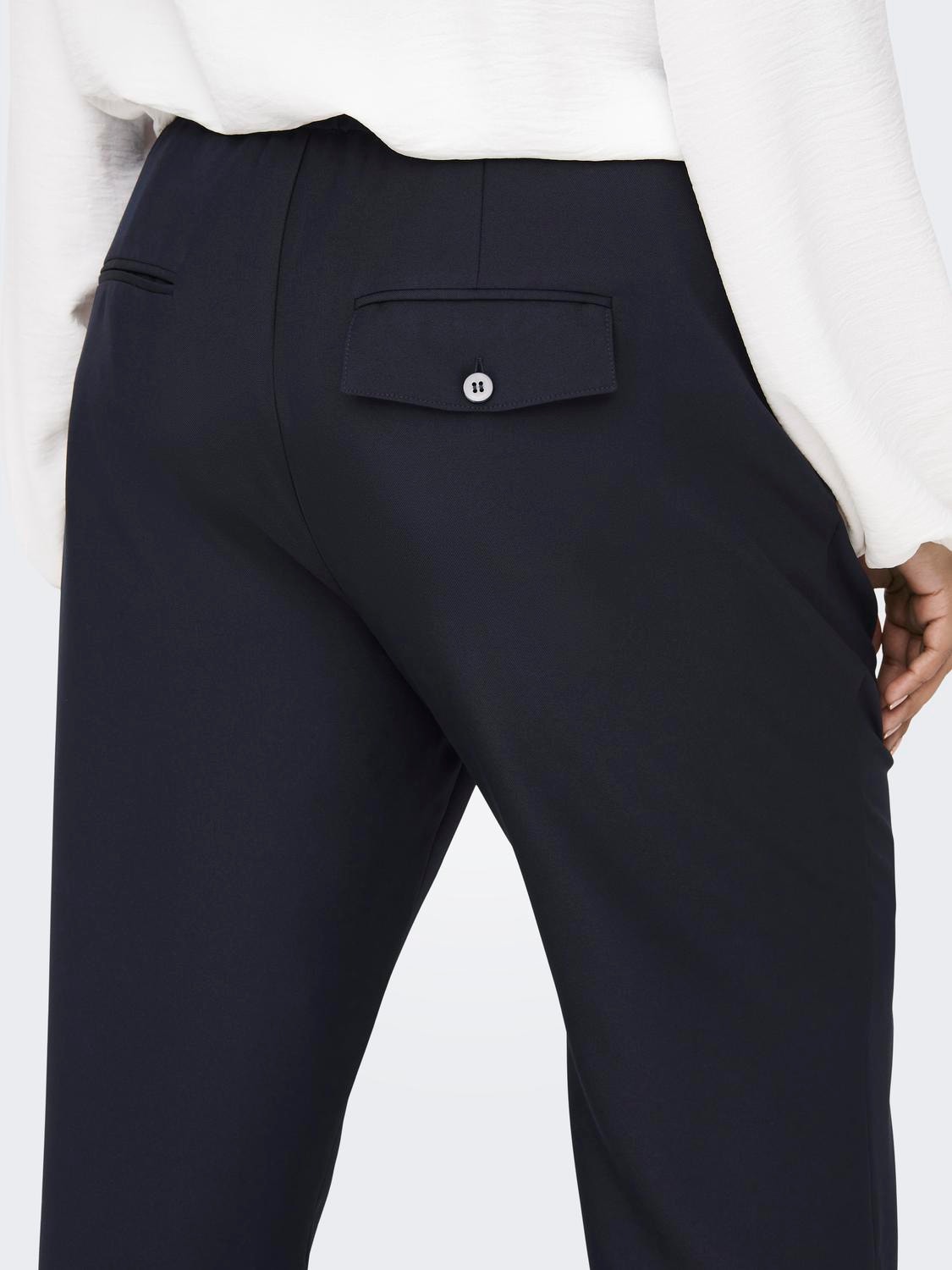 ONLY Straight Fit Curve Trousers -Night Sky - 15293798