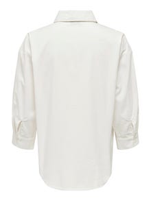 ONLY Camisas Corte regular Cuello de camisa -Cloud Dancer - 15293886