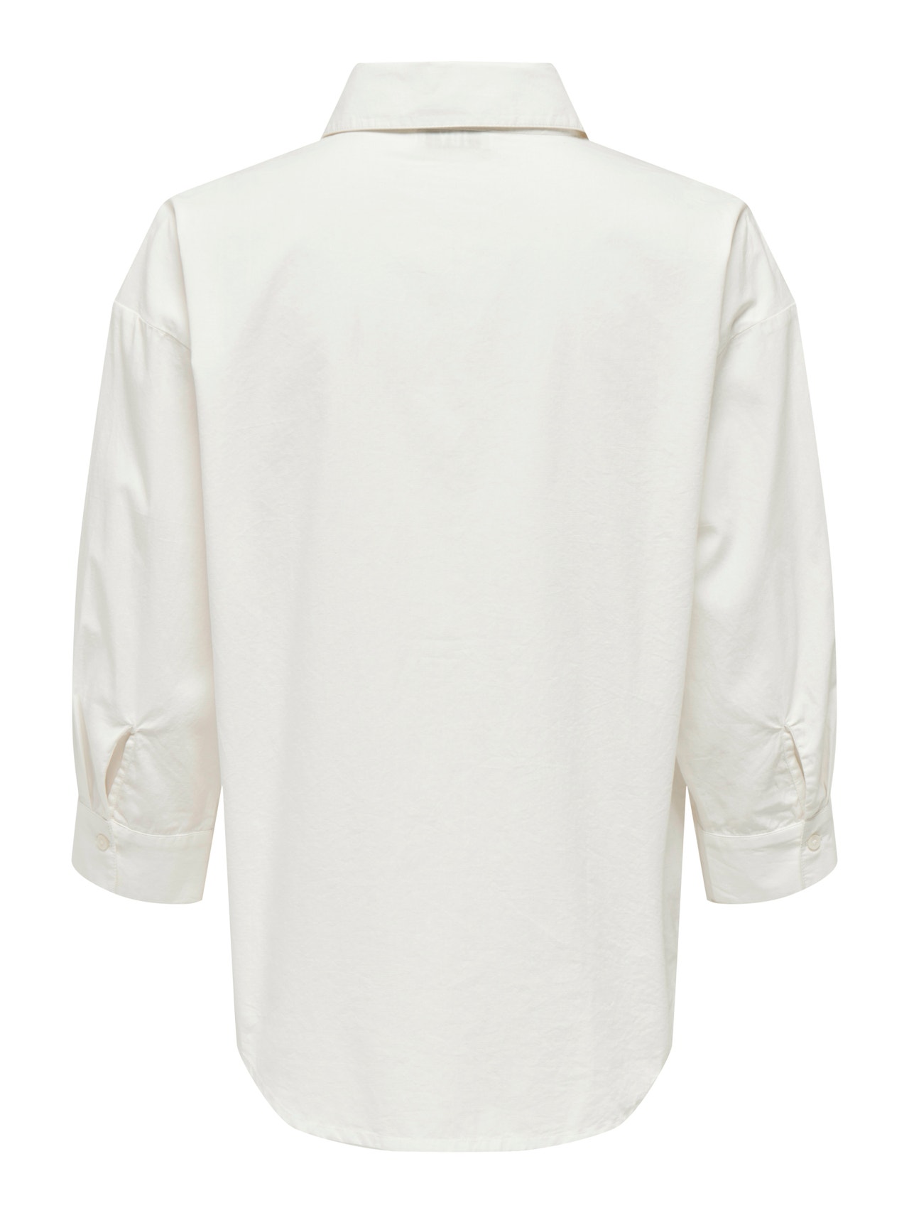 ONLY Regular fit Overhemd kraag Overhemd -Cloud Dancer - 15293886