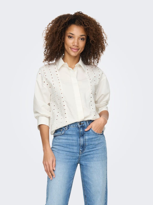 ONLY Shirt With Lace Details - 15293886