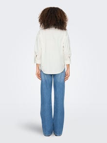 ONLY Regular Fit Shirt collar Shirt -Cloud Dancer - 15293886