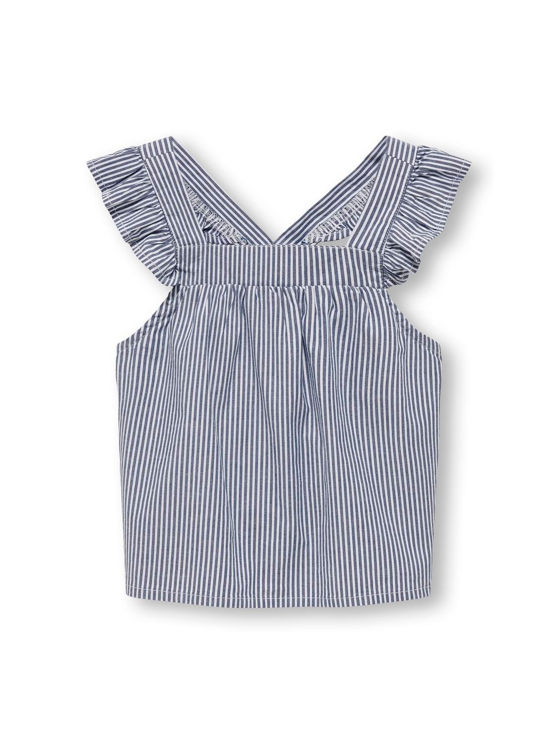 ONLY Camisas Corte regular Cuello de camisa -Medium Blue Denim - 15293901