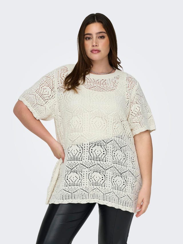 ONLY Round Neck Curve Pullover - 15293914