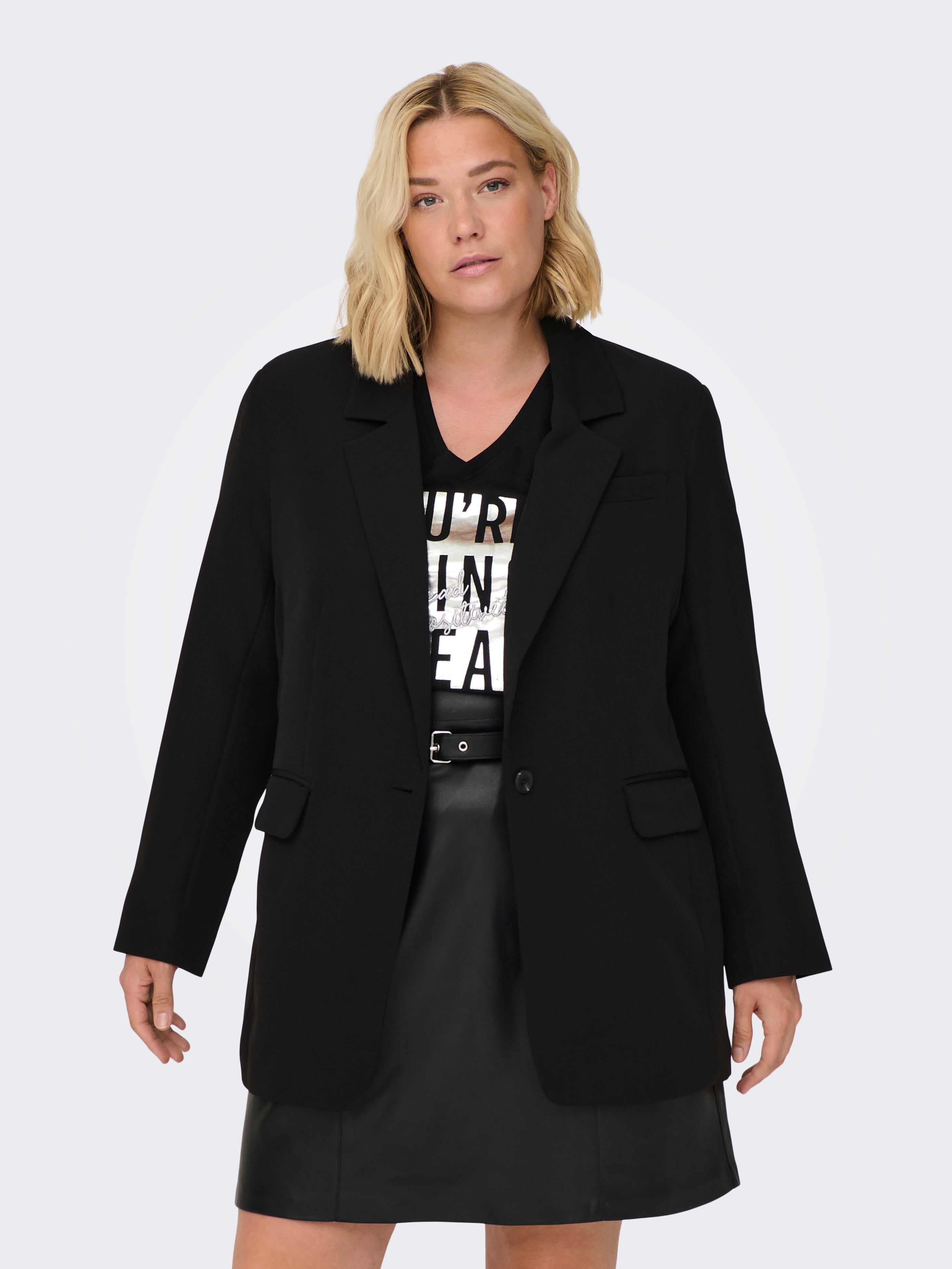 Only Carmakoma Violet blazer sort main image 1