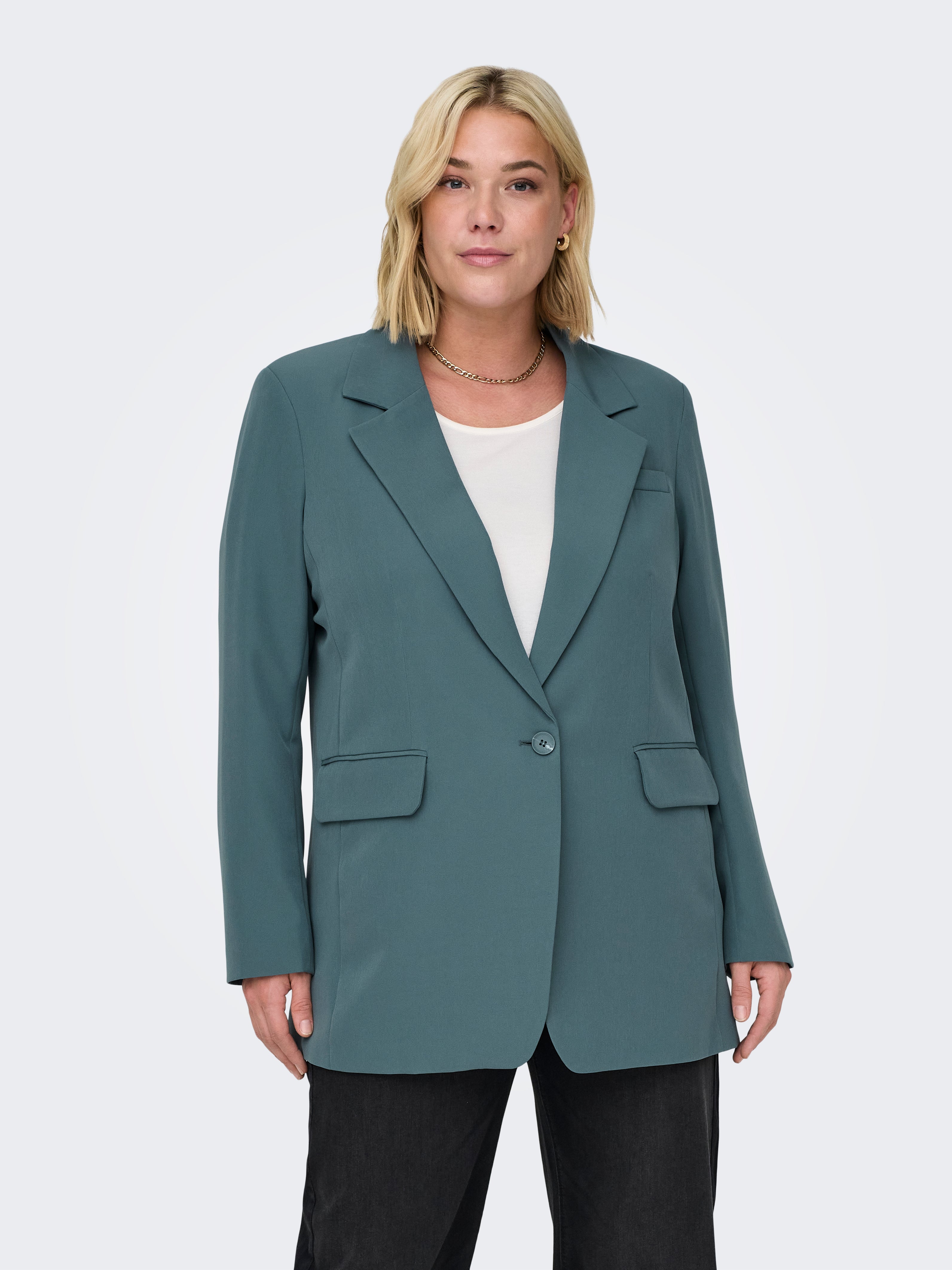 CARLANA-BERRY Blazer | Mittelblau | ONLY® 