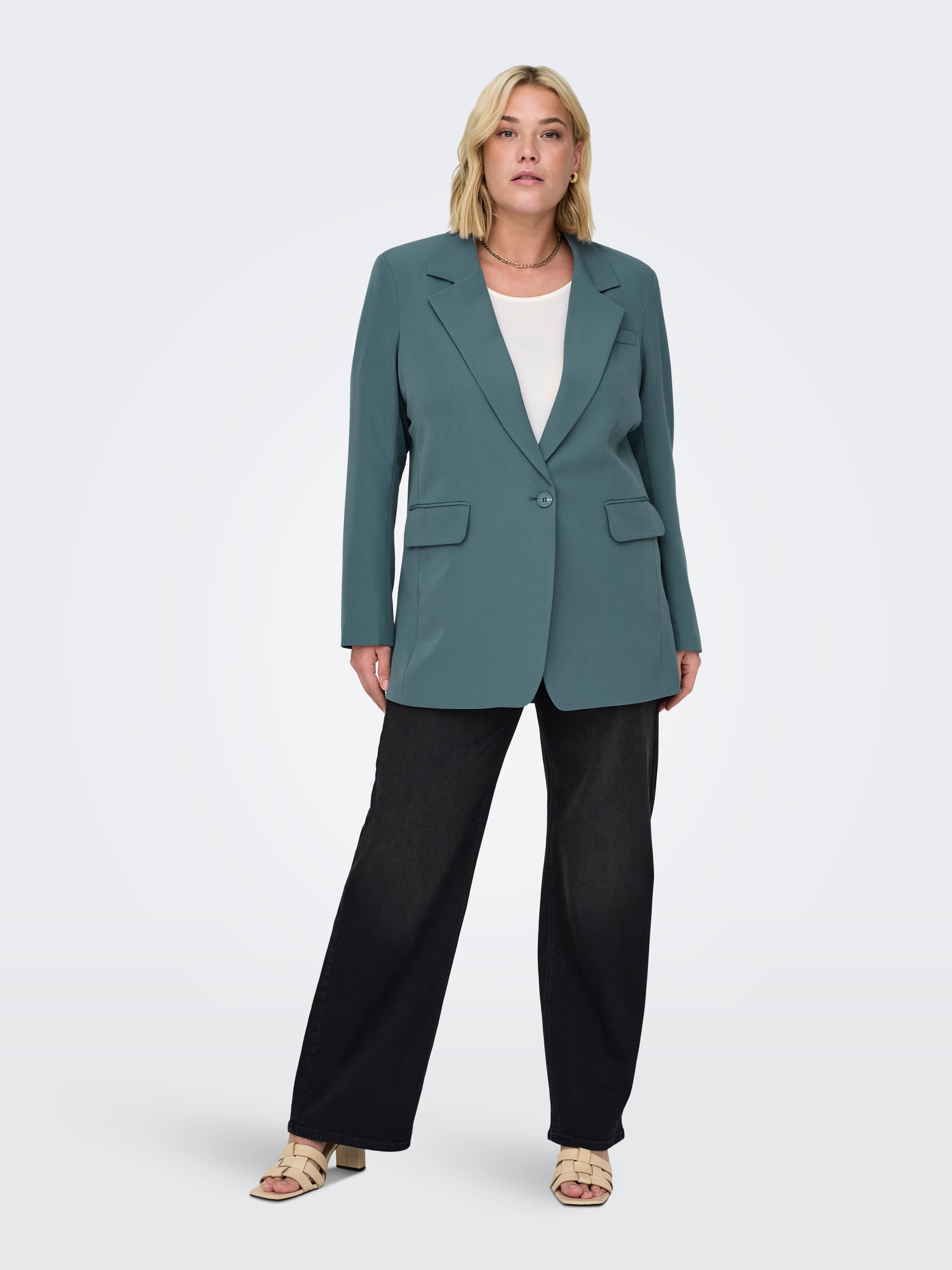 CARLANA-BERRY Blazer | Mittelblau | ONLY® 