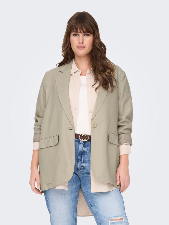 ONLY Blazers Oversize Fit Col à revers Curve - 15293916