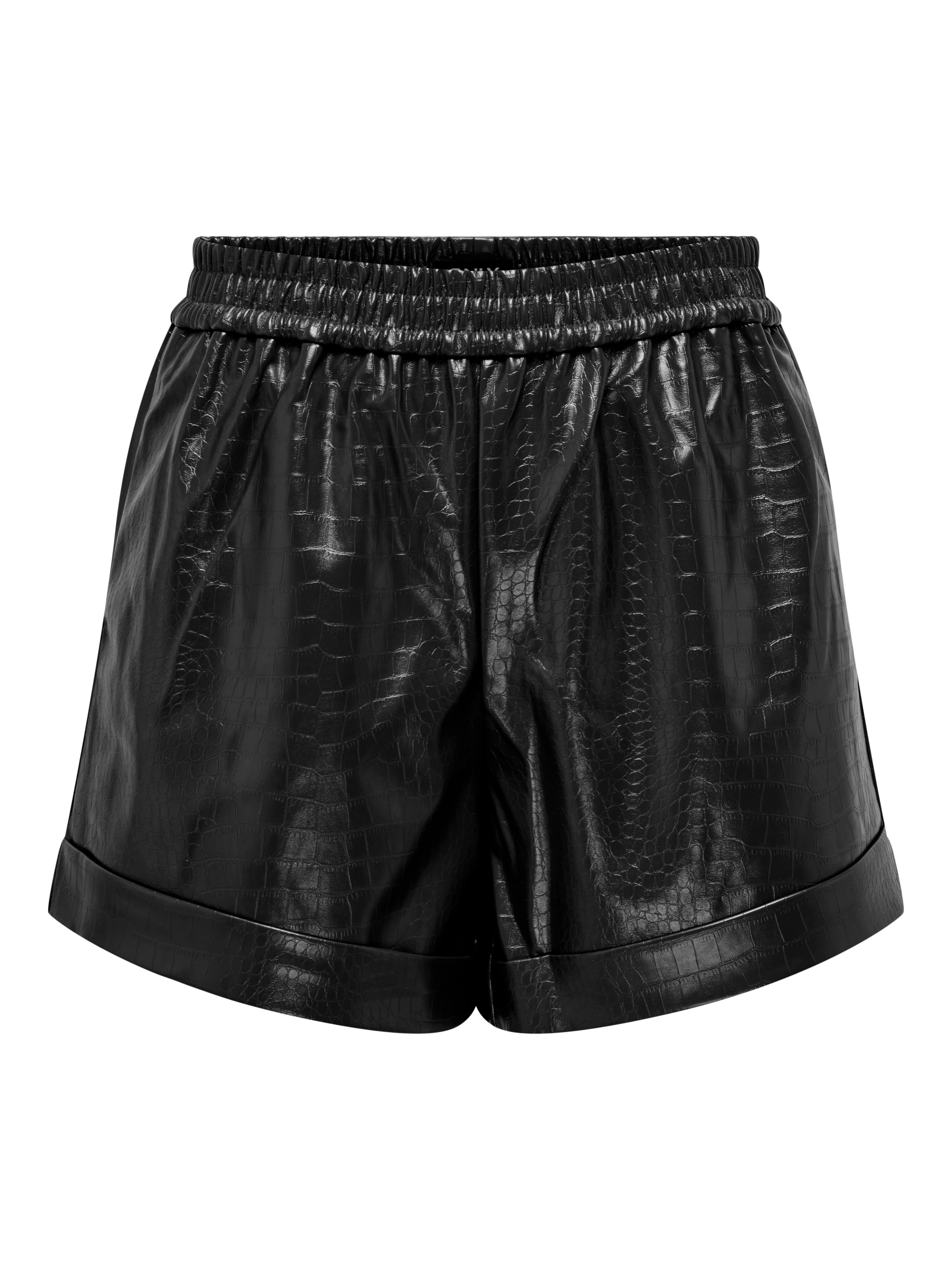 Thumbnail - Onlditte Locker Geschnitten Shorts In Lederoptik