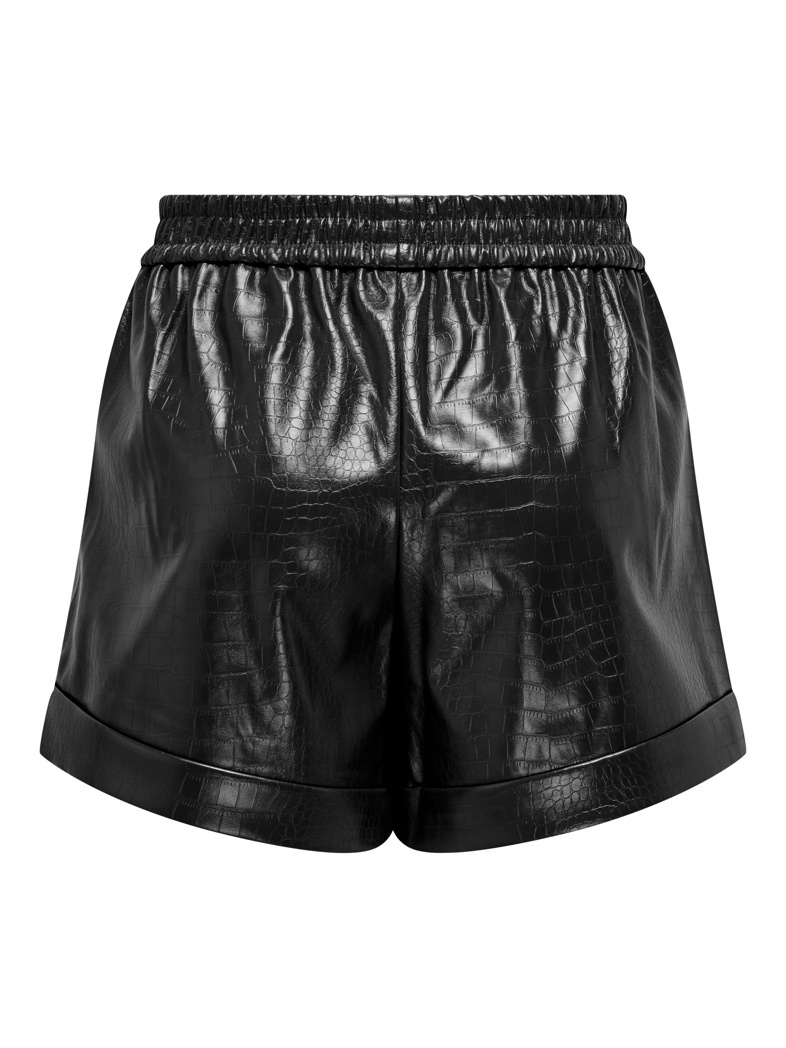 Thumbnail - Onlditte Locker Geschnitten Shorts In Lederoptik
