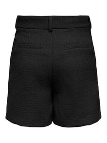 ONLY Regular Fit Middels høy midje Shorts -Black - 15293952
