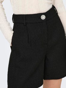 ONLY Regular fit Mid waist Shorts -Black - 15293952