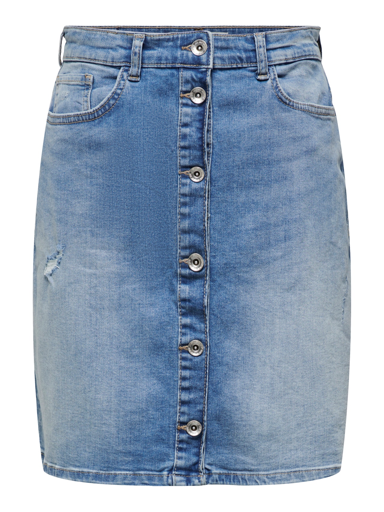 ONLY Denim Mini Skirt -Light Blue - 15293956