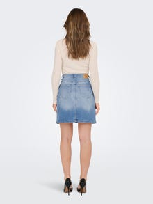 ONLY Denim Mini Skirt -Light Blue - 15293956