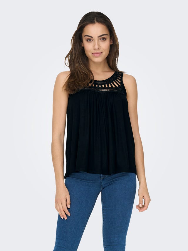 ONLY Regular Fit Round Neck Top - 15293996
