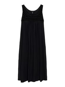ONLY Regular Fit O-hals Kort kjole -Black - 15293999