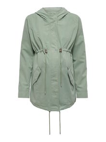 ONLY Hood Maternity Jacket -Hedge Green - 15294129