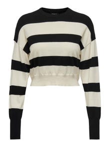 ONLY Pull-overs Col rond -Black - 15294130