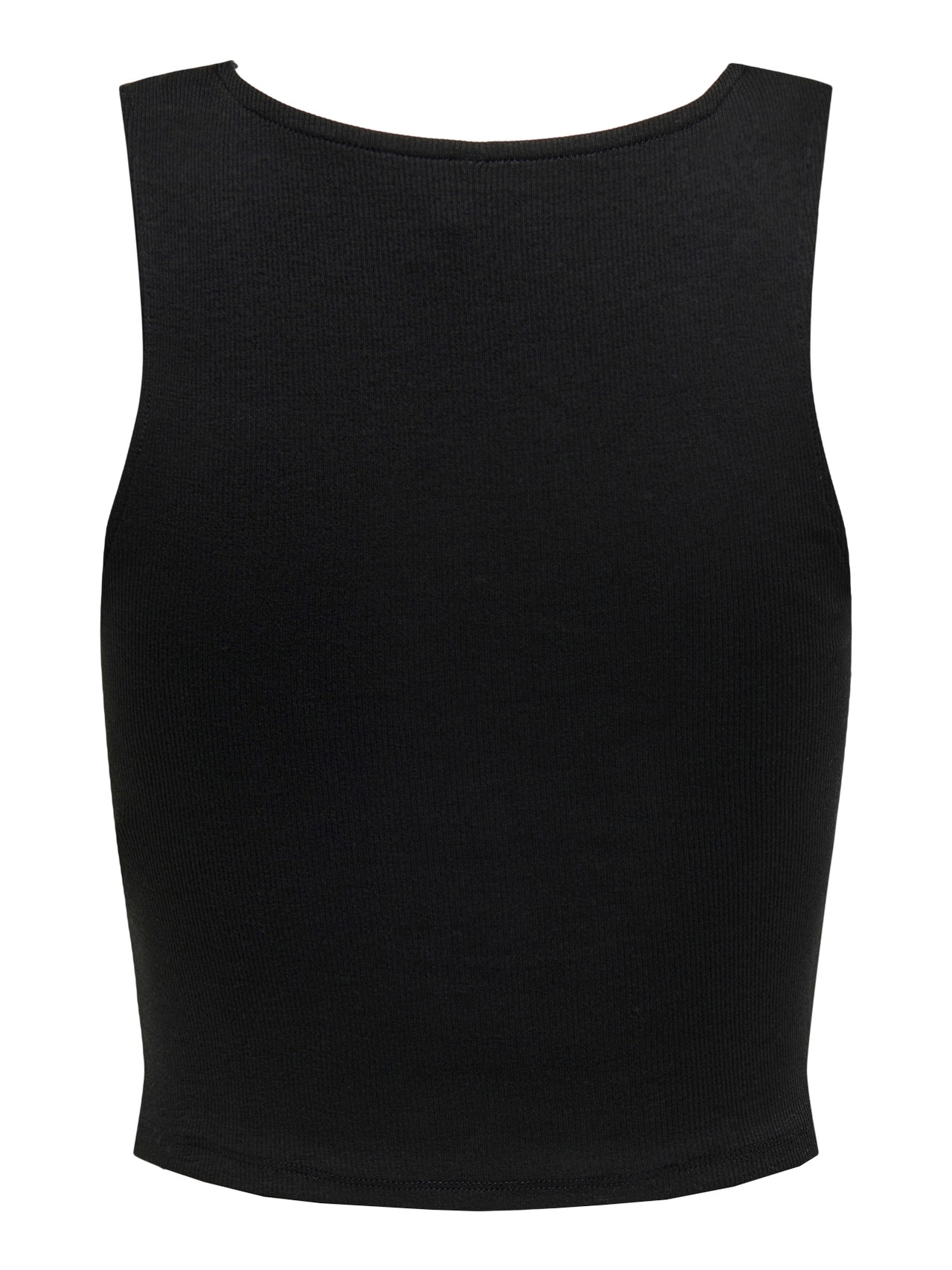ONLY Cropped Detail Top -Black - 15294173