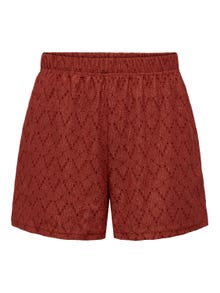 ONLY Regular fit Mellemhøj talje Shorts -Cinnabar - 15294178
