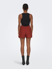 ONLY Regular Fit Middels høy midje Shorts -Cinnabar - 15294178