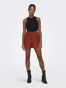 ONLY Shorts Regular Fit Taille moyenne -Cinnabar - 15294178