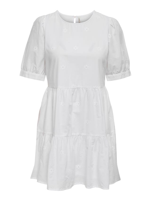 ONLY Regular Fit O-Neck Short dress - 15294195