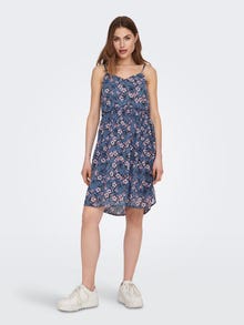 ONLY Regular Fit V-hals Kort kjole -Infinity - 15294321