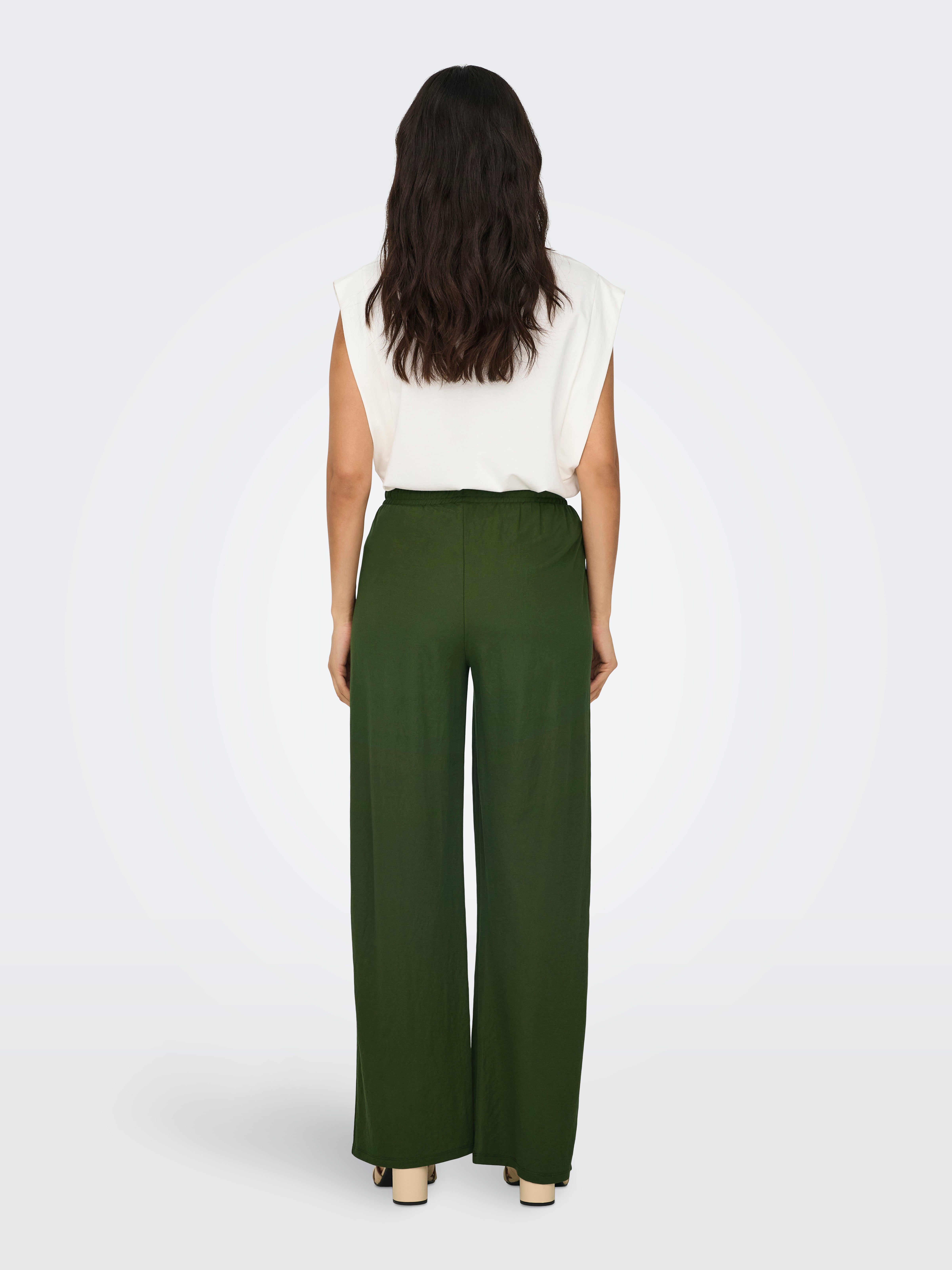 ONLJANY Normal geschnitten Hose | Dunkelgrün | ONLY®