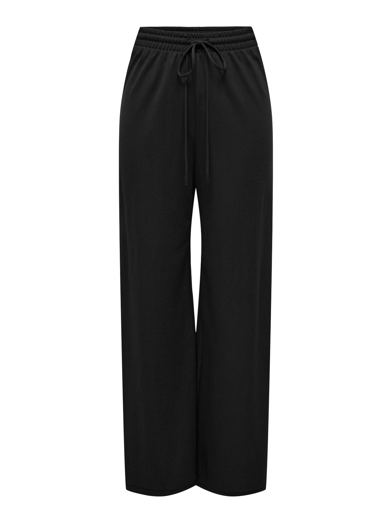 ONLY Classic trousers with strings -Black - 15294429
