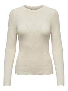 ONLY O-ringning Pullover -Whitecap Gray - 15294463