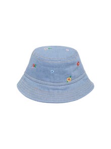 ONLY Bucket hat -Light Blue Denim - 15294650