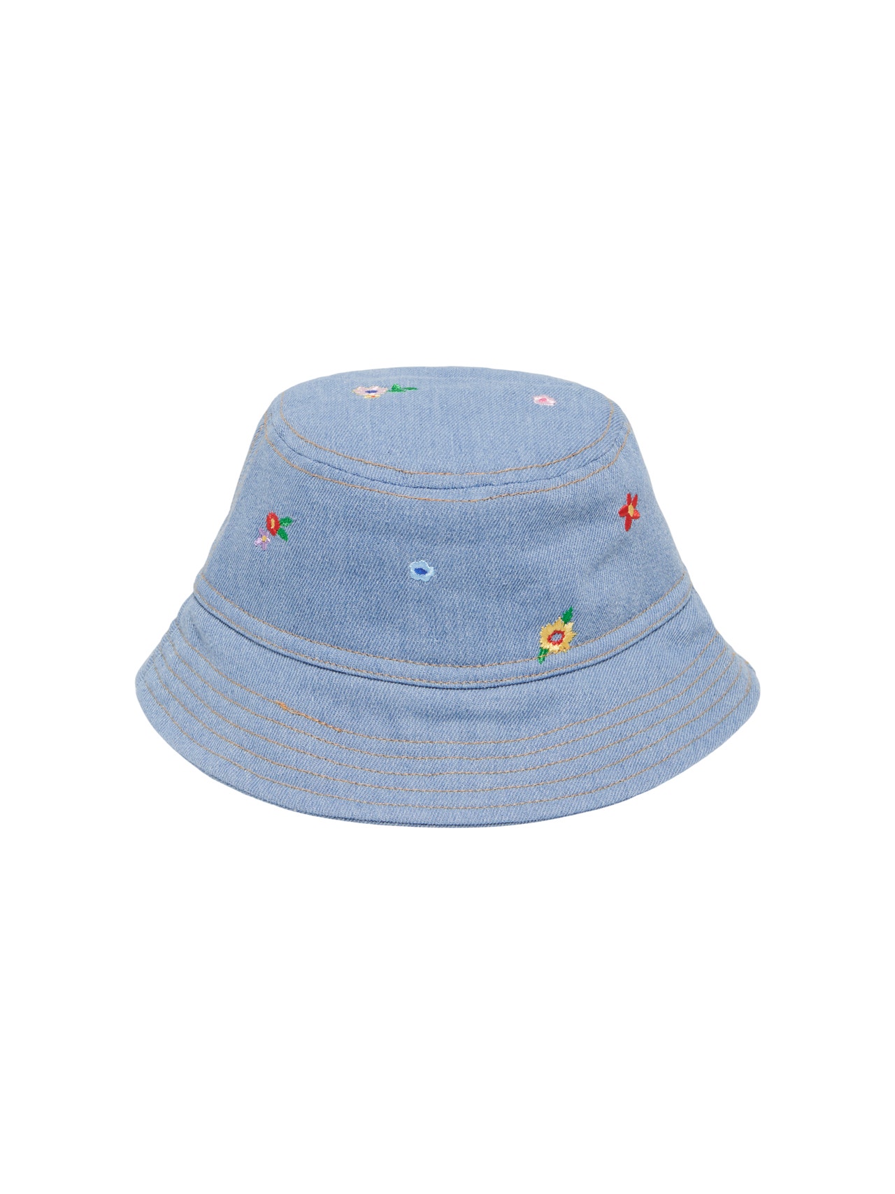 ONLY Bucket hat -Light Blue Denim - 15294650