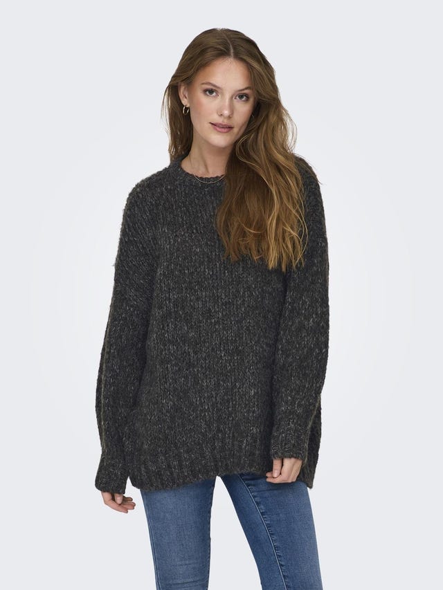 ONLY O-hals Pullover - 15294657