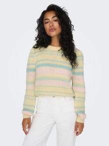 ONLY O-Neck Pullover -French Vanilla - 15294697