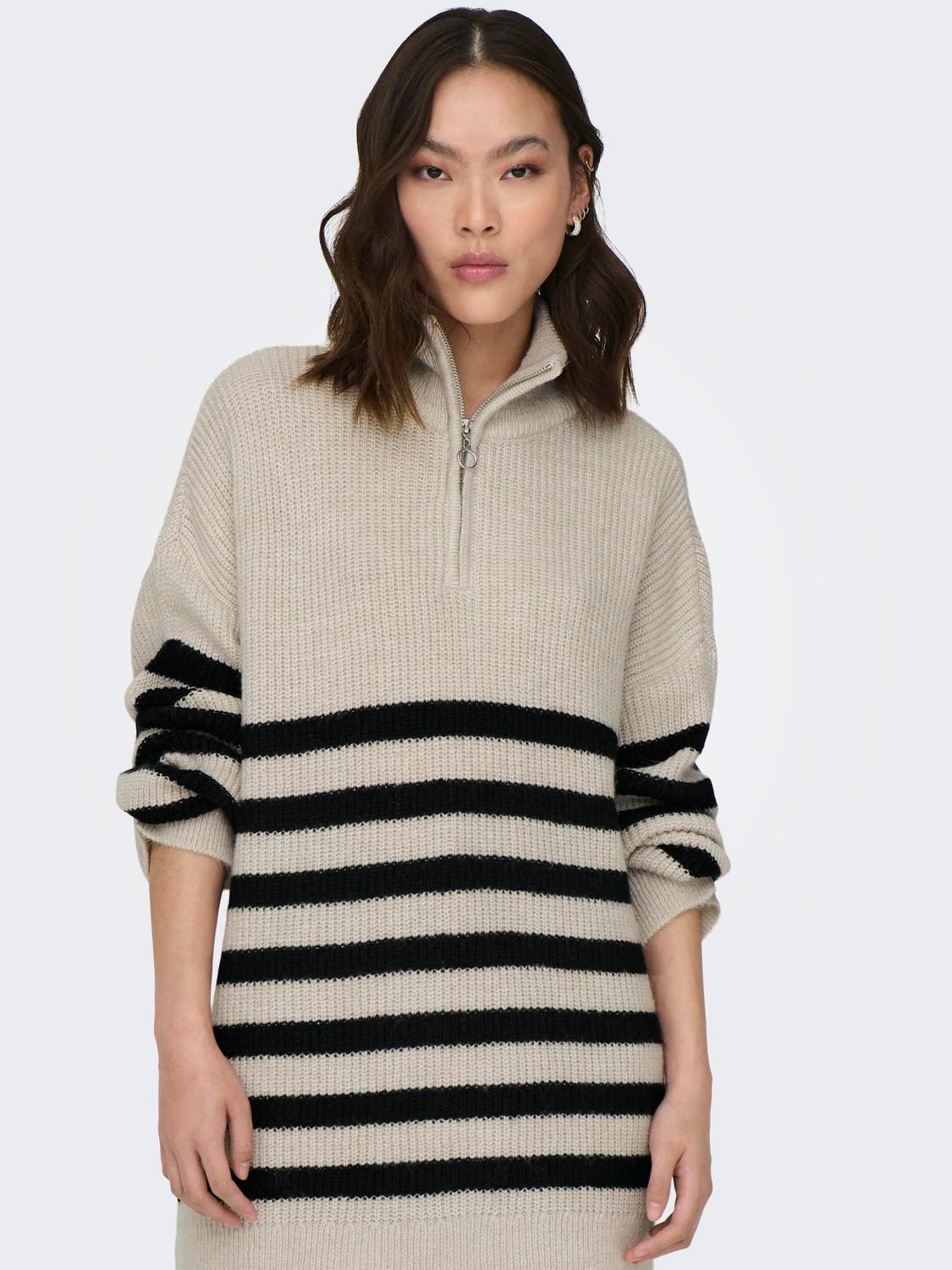 ONLY High neck Pullover -Moonbeam - 15294728