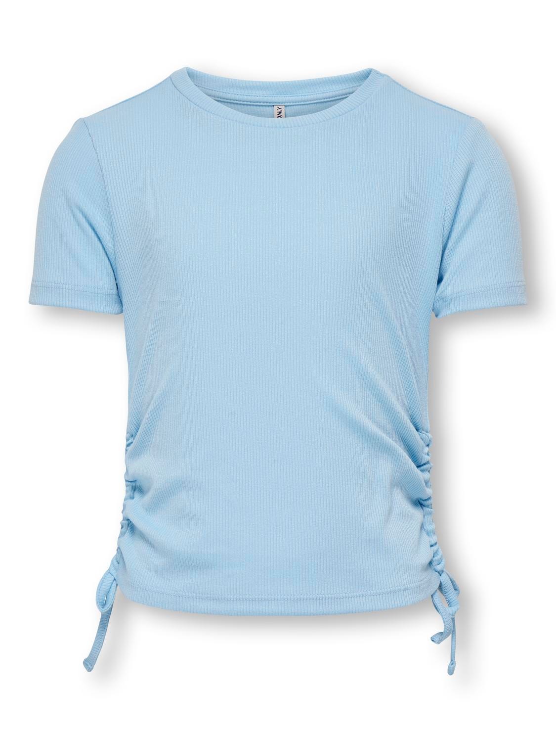 ONLY Slim Fit Round Neck T-Shirt -Clear Sky - 15294733
