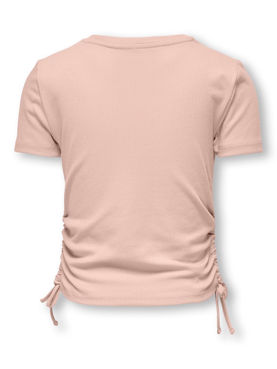 ONLY Krój slim Okragly dekolt T-shirt -Rose Smoke - 15294733