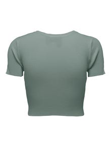 ONLY Round Neck Pullover -Chinois Green - 15294790