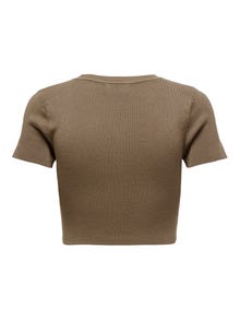 ONLY Pull-overs Col rond -Walnut - 15294790